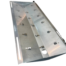 Поддон дренажный SV-PD3-530x980-INX1.0-HR (нержавейка, с подготовкой под нагревательный кабель)