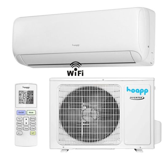 Кондиционер Hoapp Luna Inverter R32 Wi-Fi HSK-LB55VAW/HMK-LB55VA