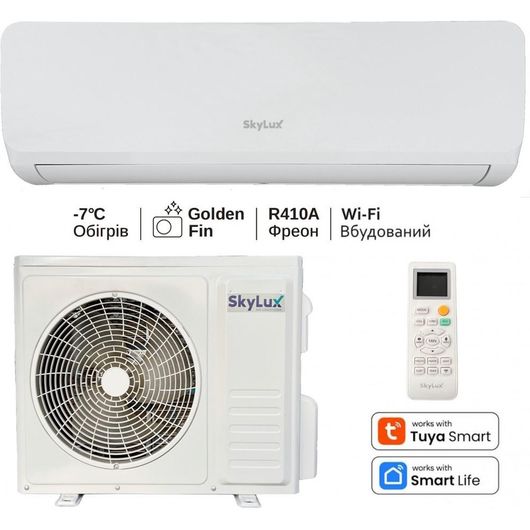 Кондиционер SkyLux VELA On/Off R410a Wi-Fi SKS-12VELA